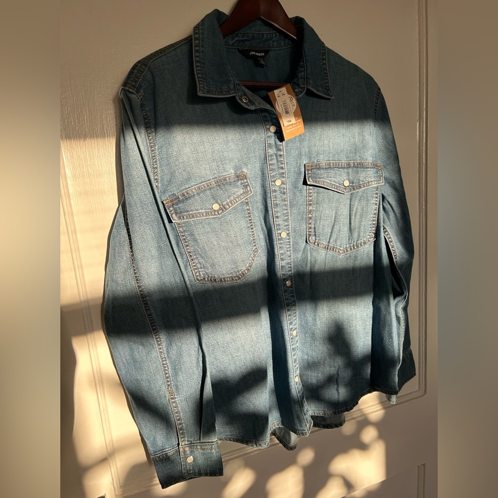 Joe Fresh Button Down Denim Shirt